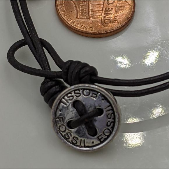 Fossil Gold and Silver Tone Heart Charm Bracelet - Picture 6 of 8